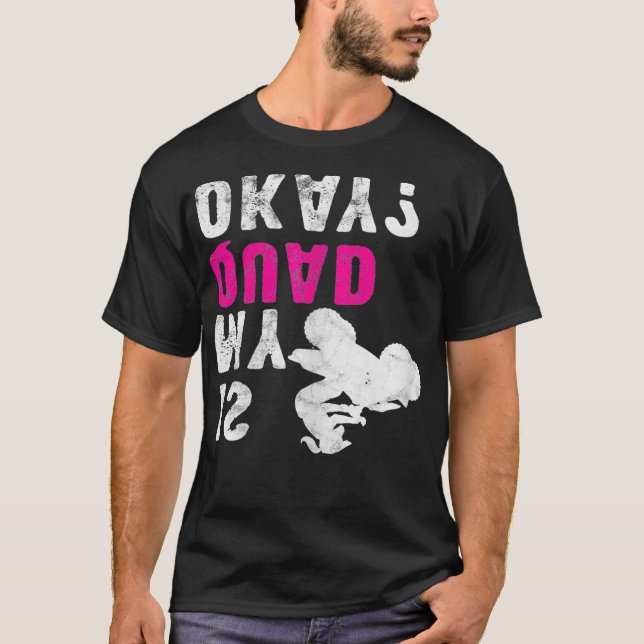 Kvinnofonen ATV Quad Biking Say Gift är min kval T Shirt (Framsida)