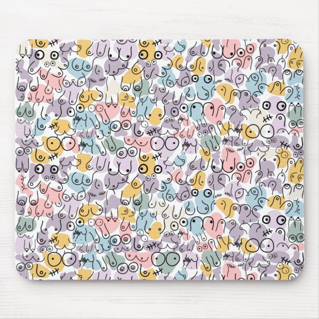 kvinnogåva från roligt musmatta (Framsidan)