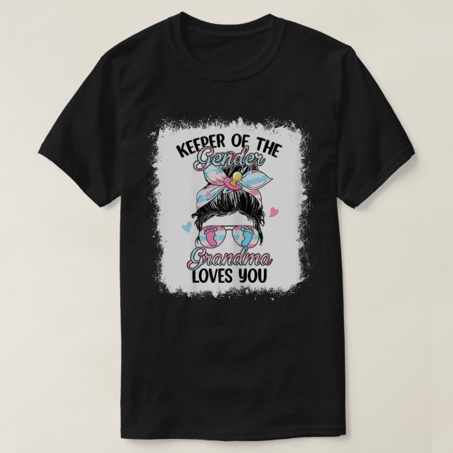 Kvinnohållare för Gender mormor Kärlek du Mimi T Shirt (Design framsida)