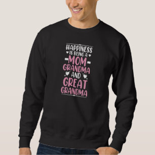 Kvinnohapitism är en mormor från Mamma och en Unde Lång Ärmad Tröja