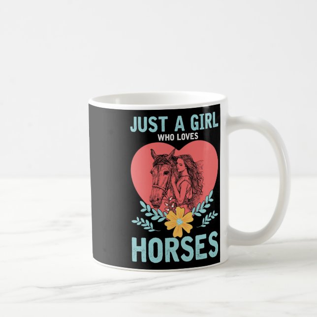  kvinnohäst för djurgift kaffemugg (Höger)