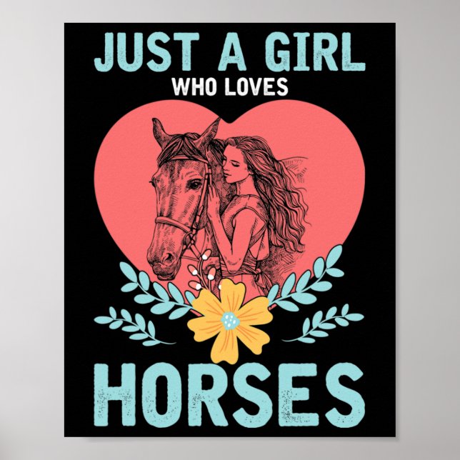  kvinnohäst för djurgift poster (Framsidan)