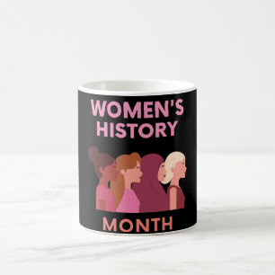 Kvinnohistori månad kaffemugg