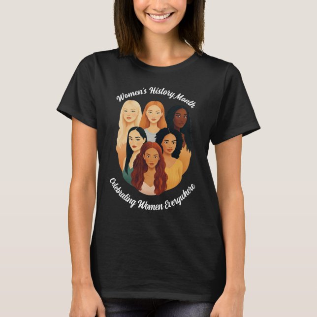 Kvinnohistori månad t shirt (Framsida)