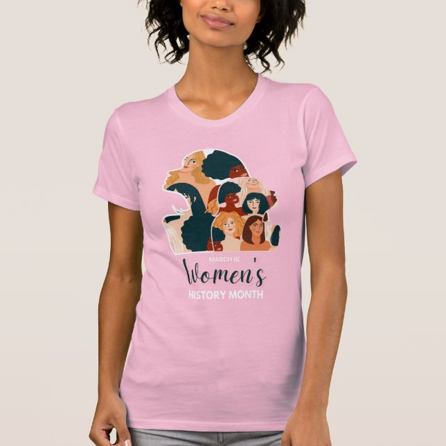 Kvinnohistoriens månad 2026 t shirt (Framsida)
