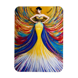 Kvinnohistoriens månad, Elegant kvinna magnet
