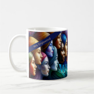 Kvinnohistoriens månad kaffemugg