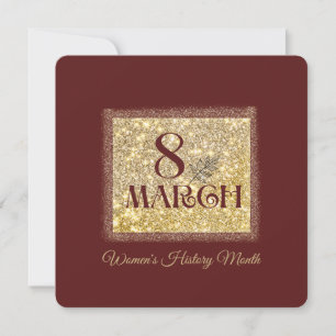 Kvinnohistorik Månad 2025 mars 8 Inbjudningar