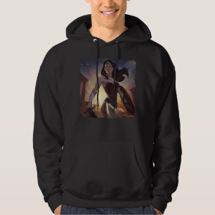kvinnoillustration av oändlig kris hoodie