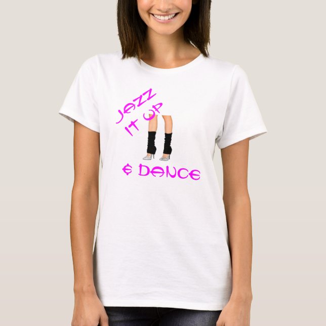 Kvinnojazz det är toppen tee shirt (Framsida)