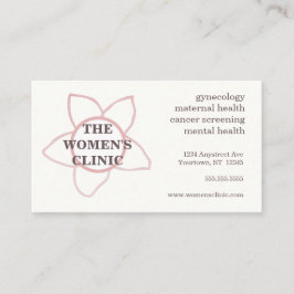 Kvinnoklinik Gym Spa Visitkort