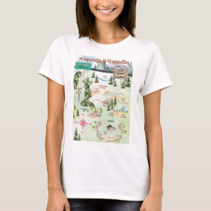 kvinnoläger, karta-skjorta t shirt