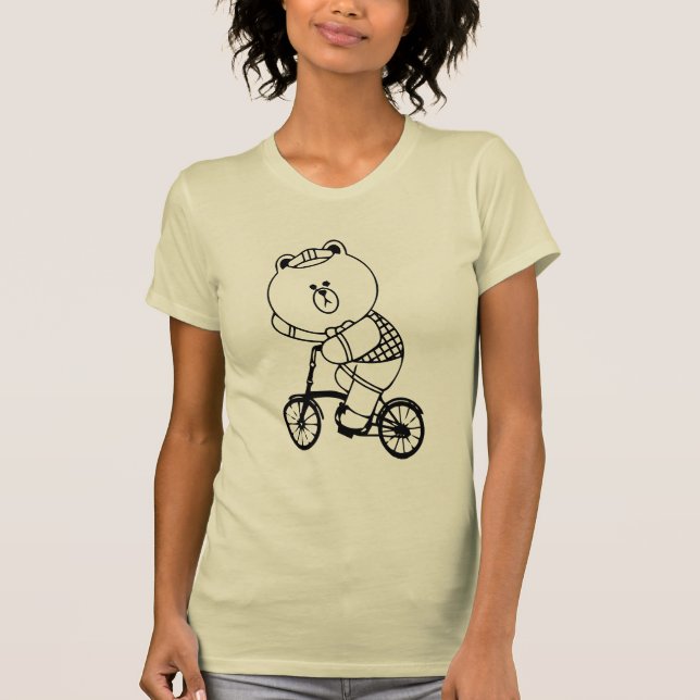 Kvinnolinje - tillverkad för städer T-Shirt (Framsida)