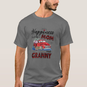 Kvinnolyckan är på väg att bli Mamma och barnvagn T Shirt