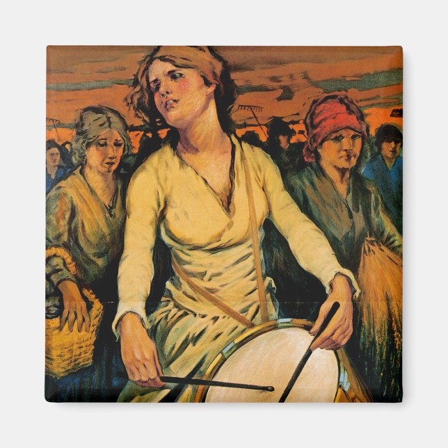 Kvinnomaktens anda magnet (Framsidan)