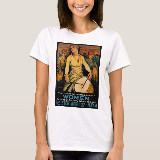 Kvinnomaktens anda t shirt (Framsida)