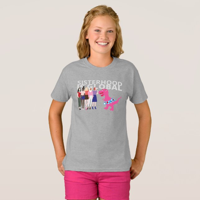 Kvinnomånaden är världsomspännande. t shirt (Hel framsida)