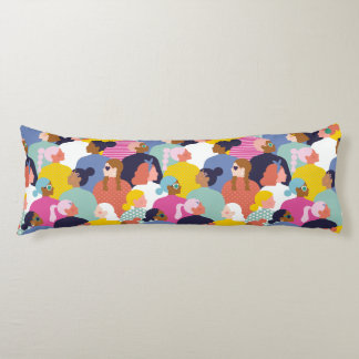 Kvinnomångfald - Kvinnor i olika Tävling Kroppskudde