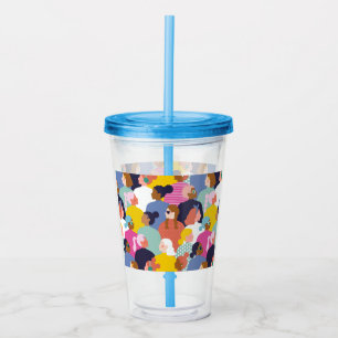 Kvinnomångfald - Kvinnor i olika Tävling Take Away Mugg