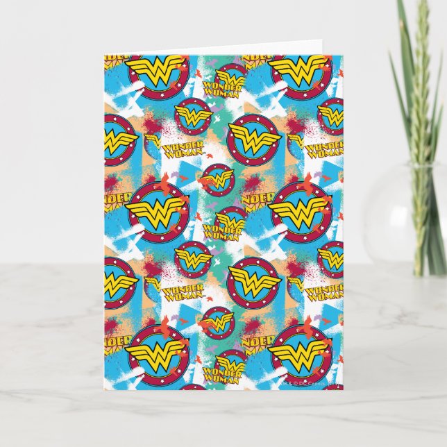  kvinnomatrisfärg Mönster Kort (Framsida)