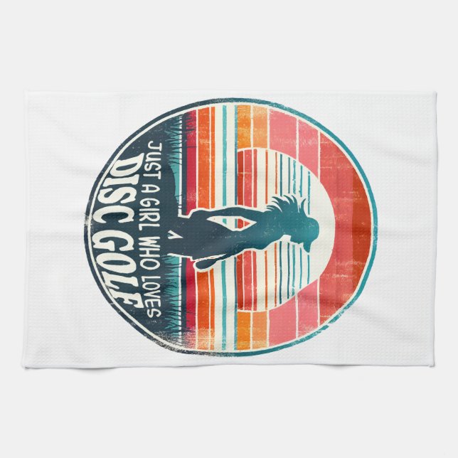 Kvinnomensgolf - Frisbee Golf Female Kökshandduk (Horisontell)