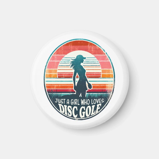 Kvinnomensgolf - Frisbee Golf Female Magnet (Framsidan)