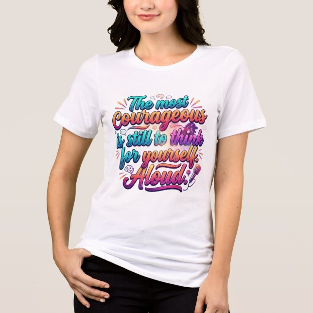 Kvinnomode T Shirt (Framsida)