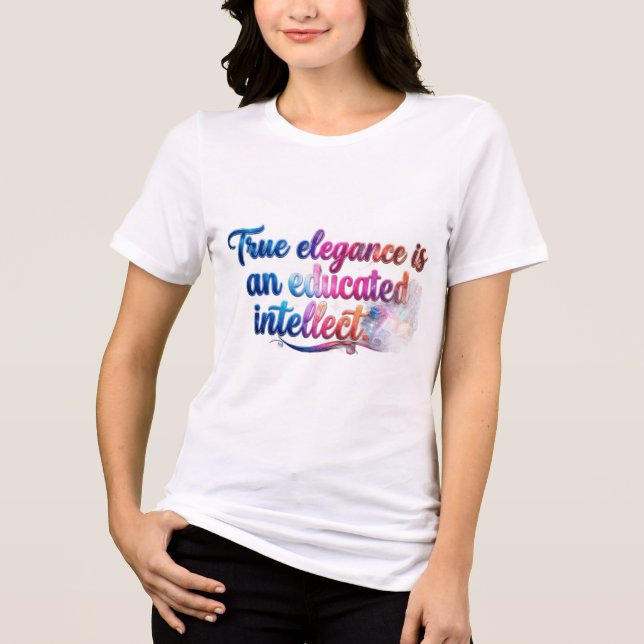 Kvinnomode T Shirt (Framsida)