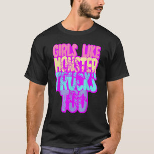 Kvinnomonster Lastbil Big Stil Lastbil T Shirt