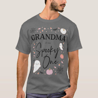 Kvinnomormor på "Spooky One Girl First Birthd" T Shirt