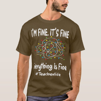Kvinnonyj jul Ljus 2021 Allt är Fi T Shirt