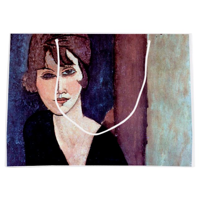 Kvinnoporträtt, Modigliani (Framsidan)