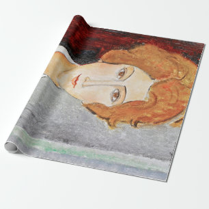 Kvinnoporträtt, Modigliani Presentpapper