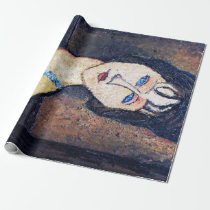Kvinnoporträtt, Modigliani Presentpapper