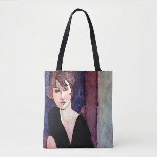 Kvinnoporträtt, Modigliani Tygkasse