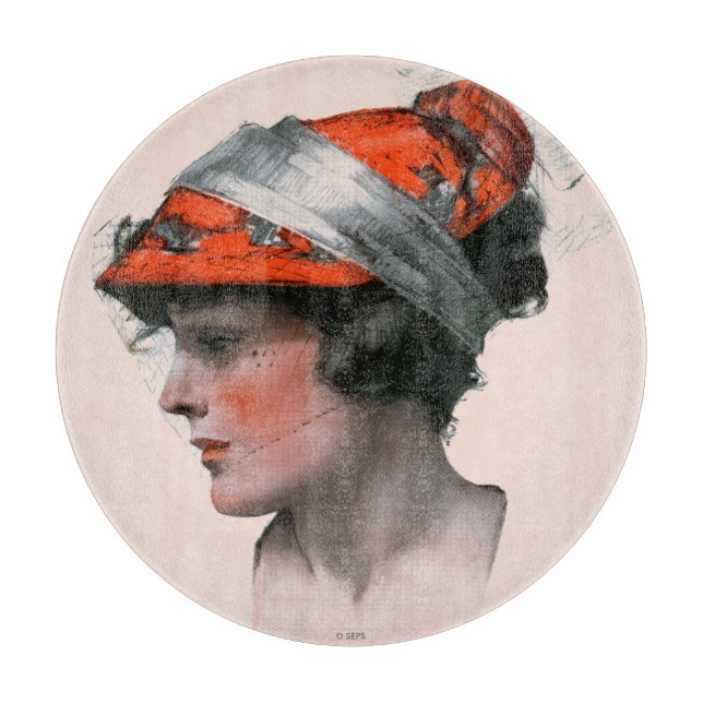 Kvinnoprofil (Framsidan)