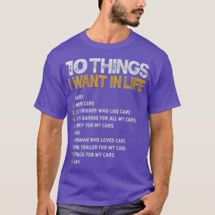 Kvinnor 10 Sak som jag vill ha i mitt liv bär fler T Shirt