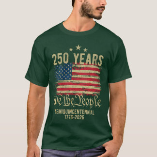 Kvinnor 250 år amerikansk flagga 250-årsjubileum U T Shirt