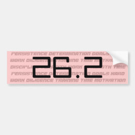 Kvinnor 26,2 eller maratonbildekal 13,1 bildekal