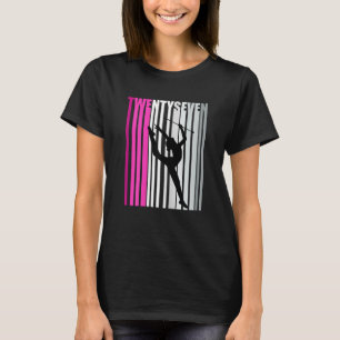 Kvinnor 27: e rotorisk gymnastika födelsedagsbaton t shirt