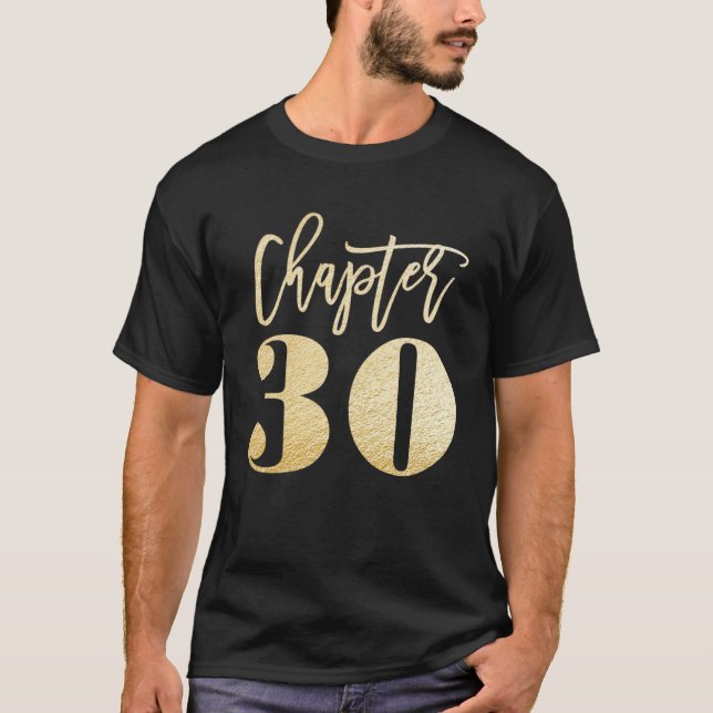 KVINNOR 30års födelsedag KAPITEL 30 Grått styvbarn T Shirt (Framsida)