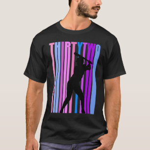 Kvinnor 32:a basket, födelsedagsstoftball Sports G T Shirt