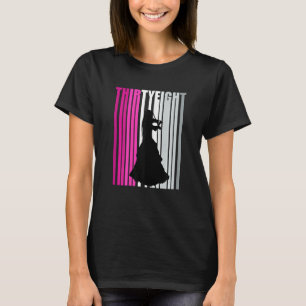 Kvinnor 38:e Violin Player Birthday Bday Violinist T Shirt