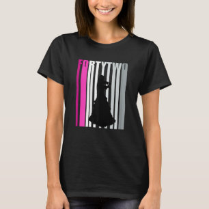 Kvinnor 42:a Violin Player Birthday Bday Violinist T Shirt