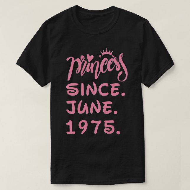 Kvinnor 46 år gammal födelsedag 2021 Princess Sinc T Shirt (Design framsida)