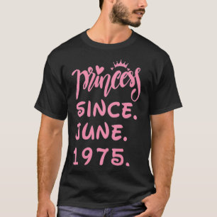 Kvinnor 46 år gammal födelsedag 2021 Princess Sinc T Shirt