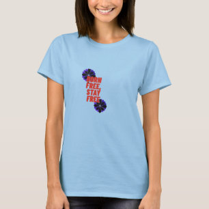 Kvinnor 4 juli Patriotisk T-shirt USA Flagga