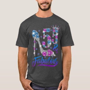 KVINNOR 55 och Fabulous Stepping in i min 55:e T Shirt