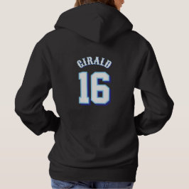 Kvinnor 603 Riptide Hoodie w/ Namn och antal T Shirt