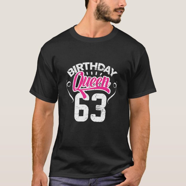 Kvinnor 63:e födelsedagen drottning Kvinnor Gratti T Shirt (Framsida)